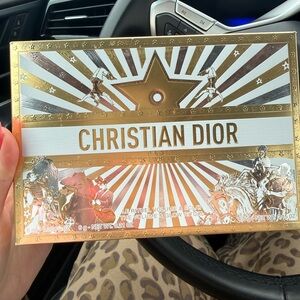 Christian Dior Gold and White Makeup Set